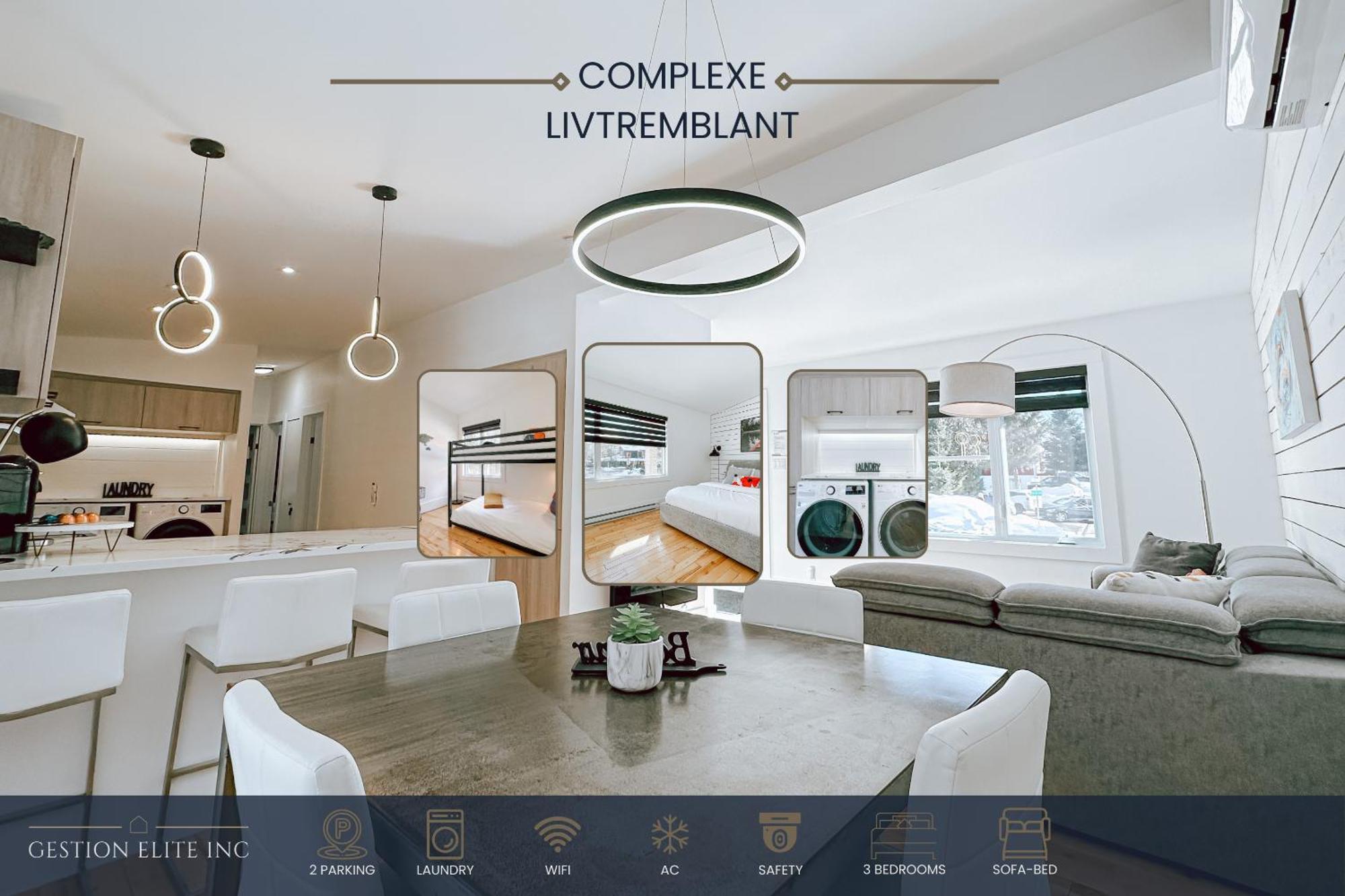 Апартаменти Complexe Livtremblant By Gestion Elite - Liv1 Мон-Трамблан Екстер'єр фото